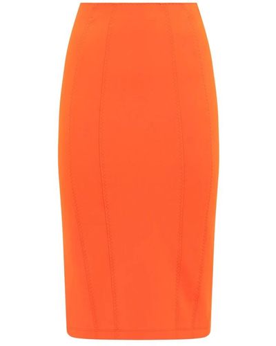 Pinko Midi Skirts - Orange