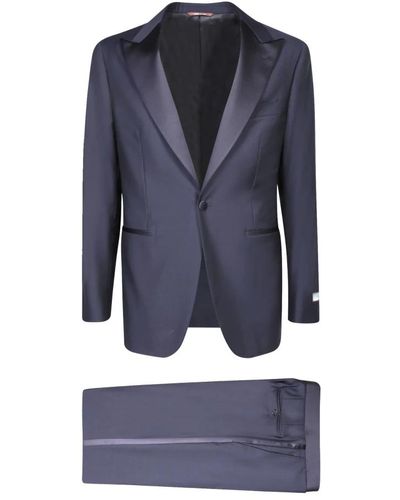 Canali Suits > suit sets > single breasted suits - Bleu