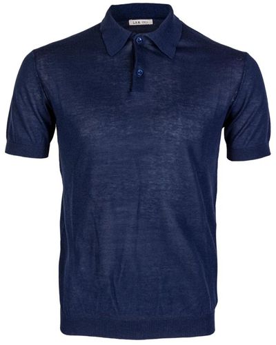 L.B.M. 1911 Polo Shirts - Blau