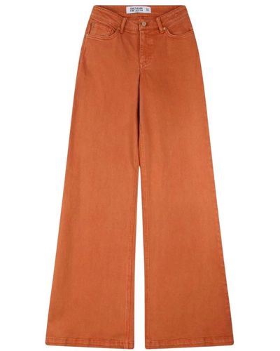 Silvian Heach Jeans gamba ampia - Arancione