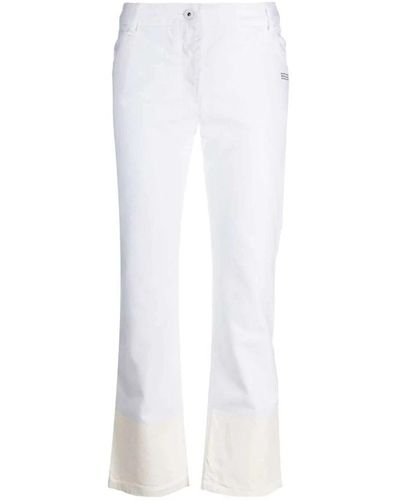 Off-White c/o Virgil Abloh Boot-Cut Jeans - White