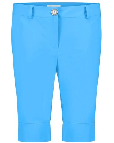 Jane Lushka Long Shorts - Blau
