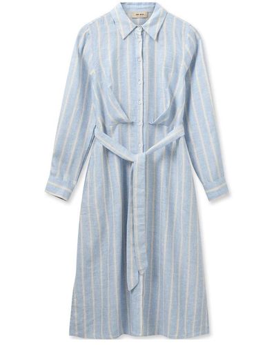 Mos Mosh Shirt Dresses - Blue