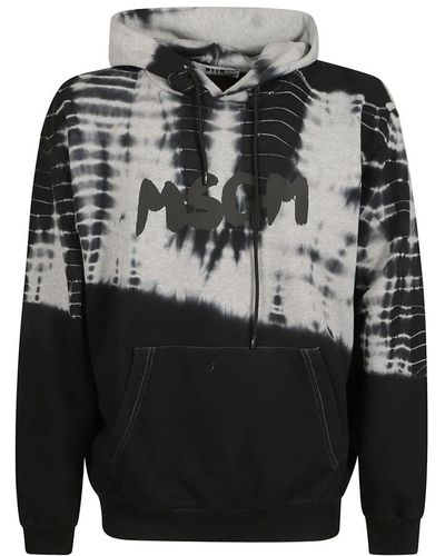 MSGM Lässiger sweatshirt mit stil - Grau