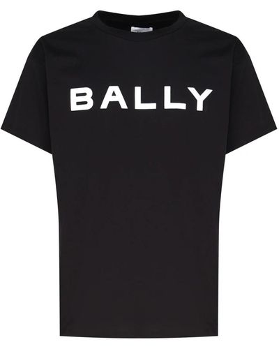 Bally Schwarze t-shirts und polos mit 98% baumwolle