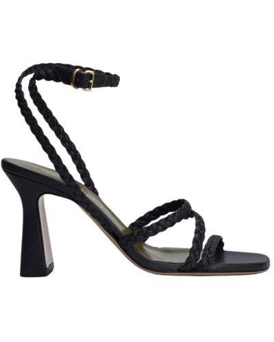 MARIA LUCA Shoes > sandals > high heel sandals - Noir