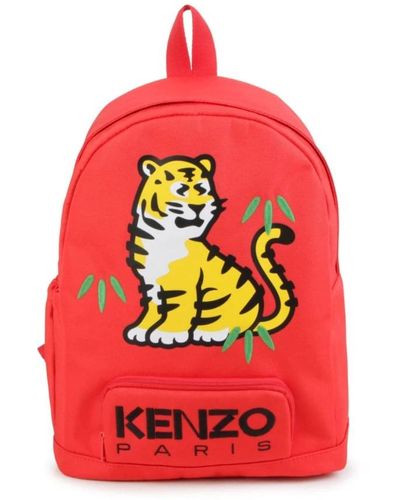 KENZO Backpacks - Red