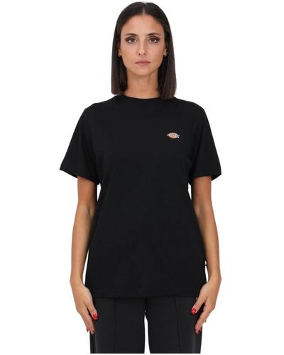 Dickies Camiseta negra con estampado de logo - Negro