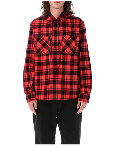 Off-White c/o Virgil Abloh Casual Shirts - Red
