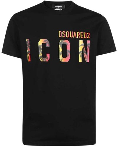 DSquared² Sunset t-shirt - Schwarz