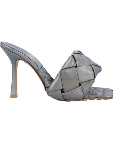 Bottega Veneta Shoes > heels > heeled mules - Gris