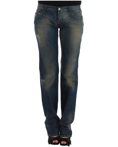 CoSTUME NATIONAL Jeans > slim-fit jeans - Bleu