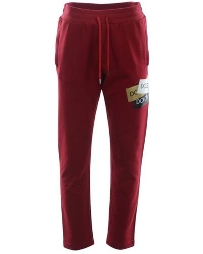 Dolce & Gabbana Joggers - Red