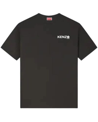 KENZO Lässiges baumwoll t-shirt - Schwarz