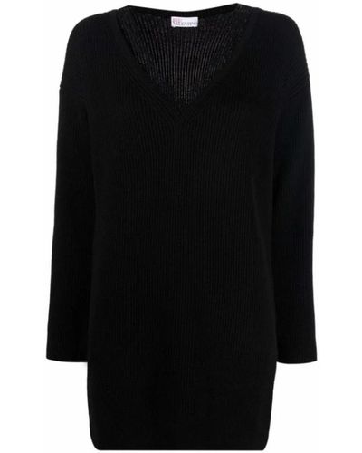 RED Valentino Oversized wollpullover - Schwarz