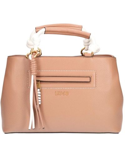 Liu Jo Handtasche mit kontrastdetails für frauen,handtasche mit kontrastdetails - Pink