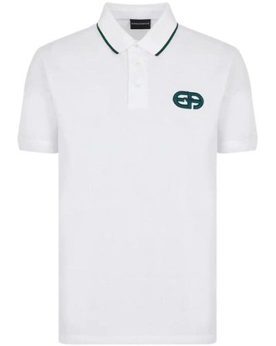 Emporio Armani Polo Shirts - White