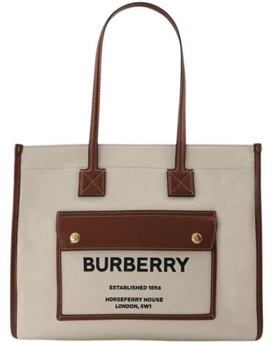 Burberry Shoulder Bags - Natural