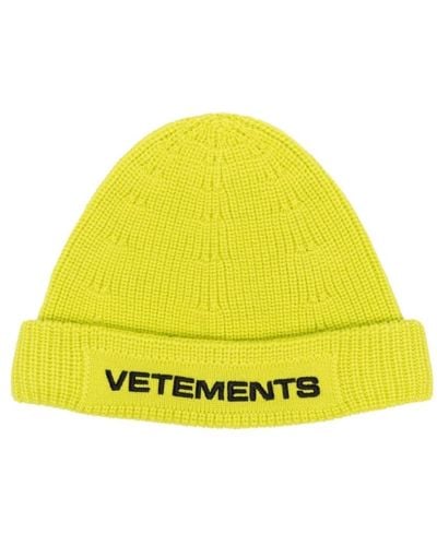 Vetements Beanies - Yellow