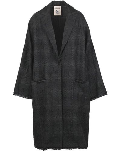Semicouture Single-Breasted Coats - Black