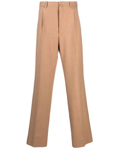 Giuliva Heritage Straight Trousers - Natural