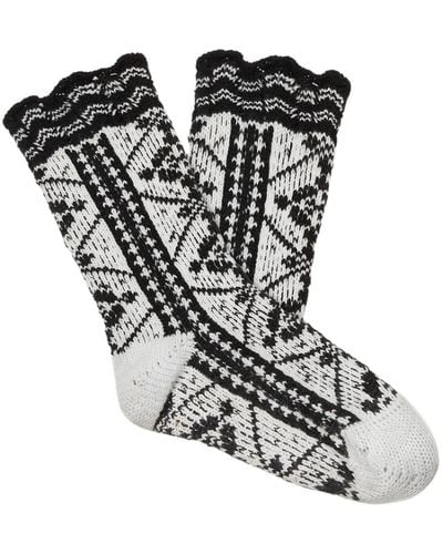 La DoubleJ Short mountain socks - Nero