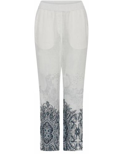 GUSTAV Trousers > cropped trousers - Gris