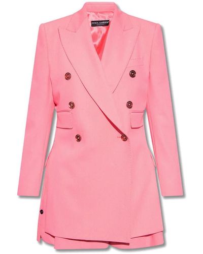 Dolce & Gabbana Klassische blazer jacke - Pink