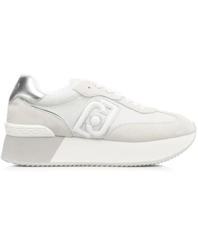 Liu Jo Logo platform sneakers - Blanco