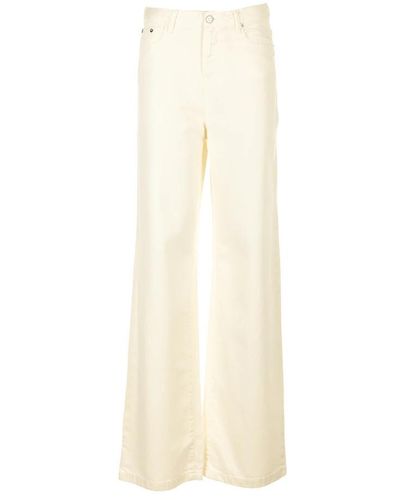 Roy Rogers Wide Pants - Natural
