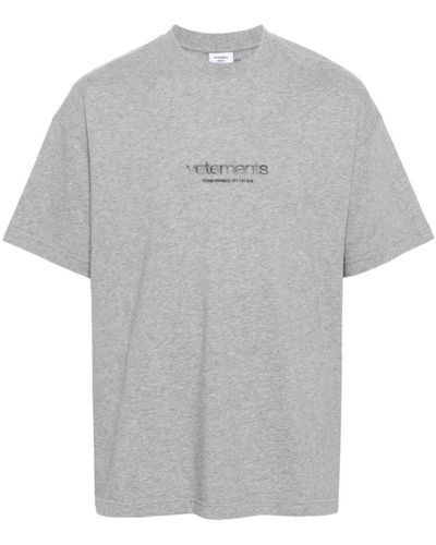 Vetements T-shirts - Grau
