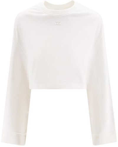 Courreges Sweatshirts - Weiß