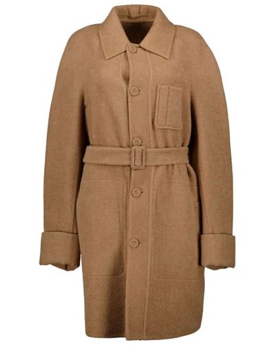 Dior Coats > belted coats - Marron