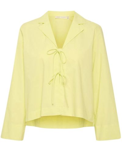 Inwear Lime sorbet cropped shirt - Gelb