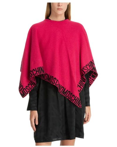 Moschino Cappotto in misto lana di lusso - Rosso