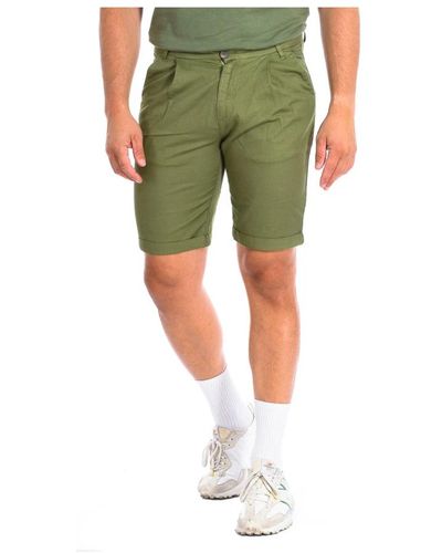 La Martina Weiße bermuda-shorts für einen lässigen und trendigen look - Grün