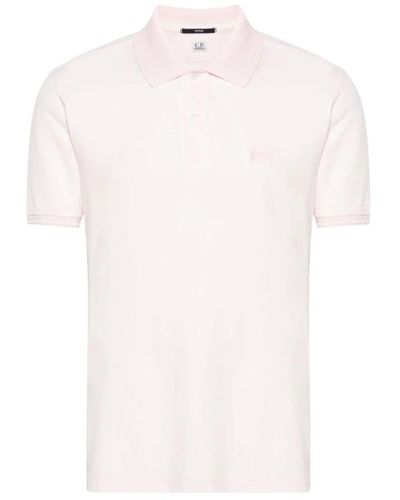 C.P. Company Klassisches polo-shirt - Weiß