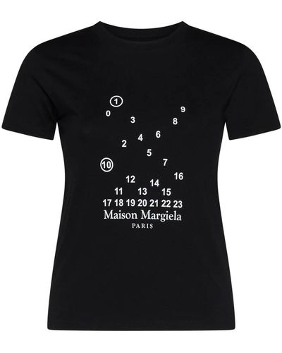 Maison Margiela Logo-print t-shirt schwarz