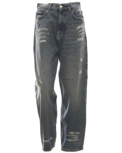 AMISH Wide Jeans - Grey