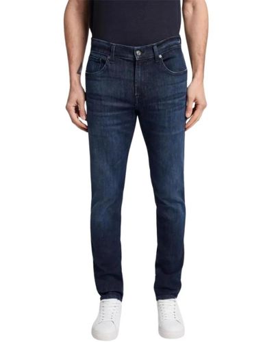 7 For All Mankind Moderne slimmy tapered jeans 7 for all kind - Blau
