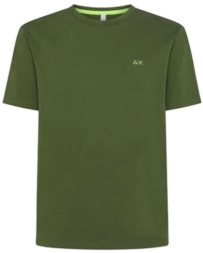 Sun 68 T-Shirts - Green