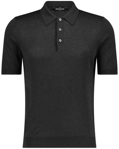 Gran Sasso Tops > polo shirts - Noir