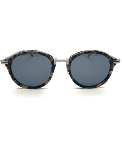 Thom Browne Braune sonnenbrille für männer thom e - Blau