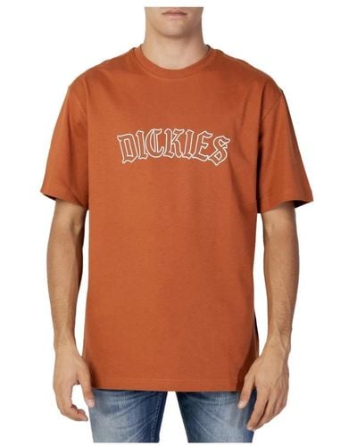 Dickies T-Shirts - Brown