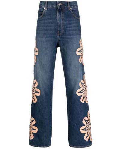 Bluemarble Straight Jeans - Blue