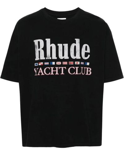 Rhude T-shirts - Black