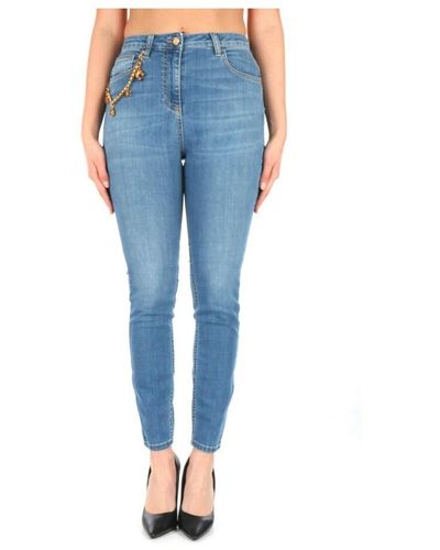 Elisabetta Franchi Pj35s21e2 skinny jeans - Bleu