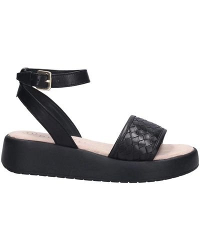 Bugatti Flat Sandals - Black