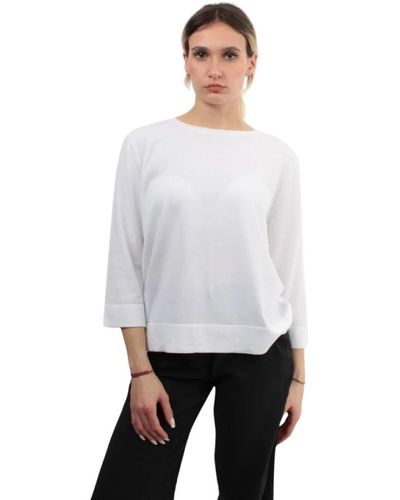 Kangra Weißes rundhals-t-shirt - Grau