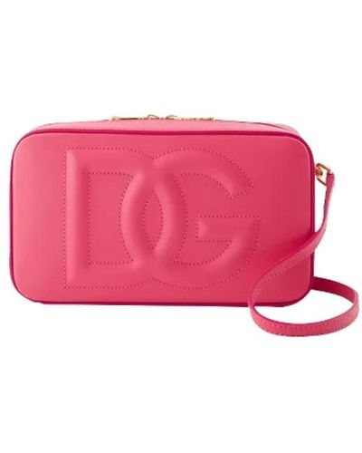 Dolce & Gabbana Leder crossbody-taschen - Pink